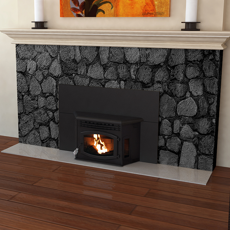 Pellet Burning Fireplace Inserts