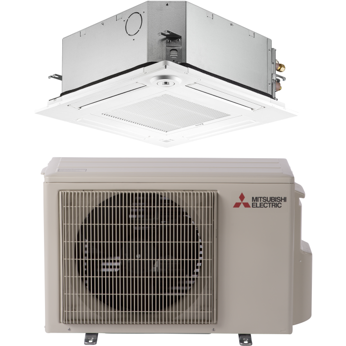 Ceiling Cassette Mitsubishi 9k Btu Mini Split Mitsubishi 12 000