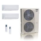 48,000 BTU ACIQ Extreme 23 SEER2 2 Zone Wall Mount Mini Split Heat Pump System - R454B | 230V - 9 + 24 - ACiQ-48Z-HH-M6C / ACIQ-09W-HH-MD / ACIQ-24W-HH-MD