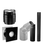 DuraVent 3-Inch Pellet Vent Pro Through The Wall Vent Kit - 3PVP-VK1