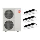 42,000 BTU 19 SEER Mitsubishi Tri Zone  H2i Hyper Heat Pump System 12+18+18