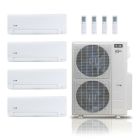 55,000 BTU 21.3 SEER2 ACiQ 4-Zone Wall Mounted Mini Split System w/ Wifi - 9+12+12+12 - ES-55Z-M5/ACIQ-09W-HH-M/ACIQ-12W-HH-M-3