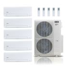 55,000 BTU 22 SEER2 ACiQ 5-Zone Wall Mounted Mini Split System w/ WiFi - 9+12+12+12+24 - ES-55Z-M5 / ACIQ-09W-HH-M / ACIQ-12W-HH-M-3/ ACIQ-24W-HH-M