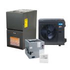 3 Ton 15.8 SEER2 80% AFUE 80000 BTU Furnace and High Efficiency Heat Pump System | Extreme Series - R454B - Upflow/Horizontal - ACIQ-36-HPD / ACIQ-36-ACL-17-B / AQ-GR9T800804BN