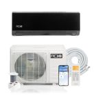 12,000 BTU 21 SEER2 ACiQ Essentials Single Zone Wall Mounted Mini Split System - Black w/ WiFi - 115V