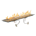 Outdoor Greatroom 12" x 84" Linear Crystal Fire Plus Gas Burner - CFP1284