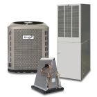 Style Crest-Revolv 2.5 Ton 14.3 SEER2 10KW Sweat-Fit Mobile Home Heat Pump & Electric Furnace System - R454B - HSH4ME5M1SP30K / C85DAMX3036U-B / E7ED-B010K1