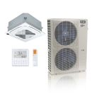 48,000 BTU ACiQ Extreme 23 SEER2 Single Zone Ceiling Cassette Mini Split Heat Pump System - R454B | 230V - ACIQ-48ZPL-HP230C / ACIQ-48CC-HH-MC