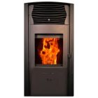 Comfortbilt 2200 Sq Ft 316 Stainless Steel Pellet Stove with Blower EPA Certified -HP50S-Black