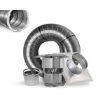 Ventis 8-Inch Pre-Insulated Chimney Liner Kit With Appliance Connector 20ft-40ft- K5A8PI