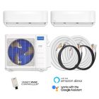 48,000 MRCOOL 5th Gen DIY 21.8 SEER2 Dual Zone Wall Mounted Mini Split Heat Pump System - R-454B | 18 + 36 DIY-MULTI6-48HP230D / DIY-18-WM / DIY-36-WM
