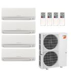 42,000 BTU 19 SEER Mitsubishi Quad Zone H2i Hyper Heat Pump System 6+6+9+9