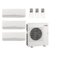 28,600 BTU Mitsubishi GX-Series 20 SEER2 Three Zone Wall Mounted Mini Split Heat Pump System