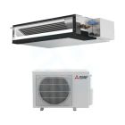 12,000 BTU Mitsubishi SEZ-AD 17.2 SEER2 Single Zone Concealed Duct Mini Split Heat Pump System - R454B | 230V - SUZ-AA12NL / SEZ-AD12NL