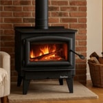 Freestanding Wood Burning Fireplace