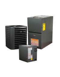 4 Ton 15.2 SEER2 80% AFUE 120000 BTU Gas Furnace and R32 Air Conditioner System - Upflow - AQ-GLXS5BA4810 / AQ-CAPTA6030D3 / AQ-GR9T801205DN