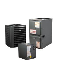 4 Ton 15.2 SEER2 96% AFUE 120000 BTU Gas Furnace and R32 Air Conditioner System - Downflow - AQ-GLXS5BA4810 / AQ-CAPTA6030D3 / AQ-GD9S961205DN