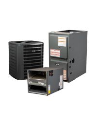 4 Ton 14.5 SEER2 96% AFUE 120000 BTU Gas Furnace and R32 Air Conditioner System - Horizontal - AQ-GLXS5BA4810 / AQ-CHPTA6030D3 / AQ-GD9S961205DN