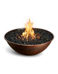 HPC Tempe Copper Fire Bowl with Match Light - TEMP31-MLFPK