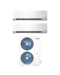 48,000 BTU 23.4 SEER2 ACiQ 2-Zone Wall Mounted Mini Split System w/ WiFi - 9+24-R410A
