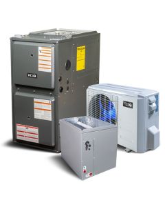 2 Ton 16.5 SEER2 96% AFUE 60,000 BTU ACiQ Gas Furnace and Air Conditioner System - Upflow/Horizontal-R410A