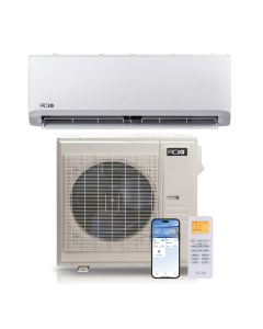 24,000 BTU ACiQ 18.7 SEER2 Single Zone Wall Mount Mini Split Heat Pump System - R454B | 230V