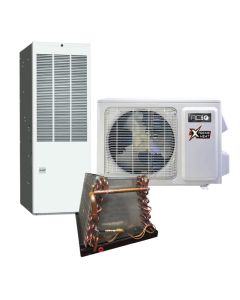 ACiQ 3 Ton 14 SEER2 80% AFUE 77,000 BTU High Efficiency Mobile Home Heat Pump & Gas Furnace System with Coil Cabinet | Inverter