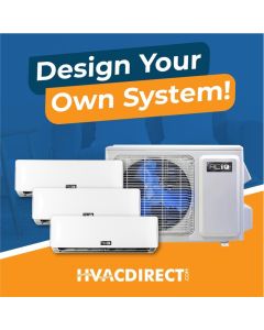 ACIQ Tri Zone Mini Split System - Design Your Own R410A