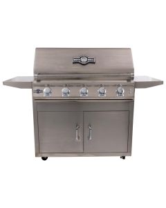 Buck Grill 40-Inch 5-Burner Gas Grill W/Freestanding Cart - BG-5B-FS