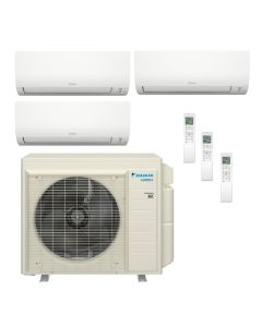 24,000 BTU Daikin MXM 21 SEER2 Tri Zone Wall Mount Mini Split Heat Pump System - R32 | 230V - 7+12+12