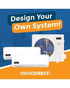 Infinity Living  DIYCOOL Design Your Own Dual Zone Heat Pump System R454B