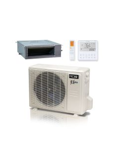 12,000 BTU 20 SEER2 ACIQ Single Zone Concealed Duct Mini Split System | Extreme Series - R454B |230V