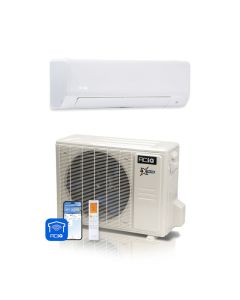 18,000 BTU ACiQ Extreme 21.4 SEER2 Single Zone Wall Mount Mini Split Heat Pump System - R454B | 230V
