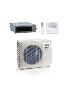 24,000 BTU 19 SEER2 ACIQ Single Zone Concealed Duct Mini Split System | Extreme Series - R454B | 230V