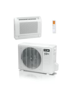 9,000 BTU 27.2 SEER2 ACIQ Single Zone Slim Floor Mount Mini Split System | Extreme Series - R454B | 230V