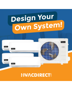 Infinity Living DIYCOOL Design Your Own Quad Zone Heat Pump System R454B