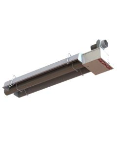 Reznor VZ-40 - 40,000 BTU Infrared Tube Heater - Single Stage - Natural Gas - 10' Aluminized Tube Kit
