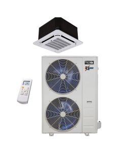 48,000 BTU ACiQ Extreme 23 SEER2 Single Zone Ceiling Cassette Mini Split Heat Pump System - R454B | 230V