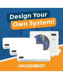 Infinity Living DIYCOOL Design Your Own Tri Zone Heat Pump System R454B