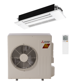 Mitsubishi 9,000 BTU 18.9 SEER Ceiling Cassette Mini Split Single