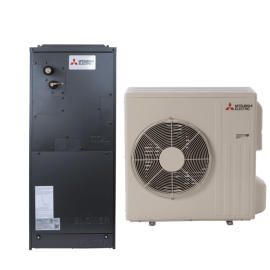 Mitsubishi 3 Ton 16 SEER2 Ducted Central Air Inverter Heat Pump