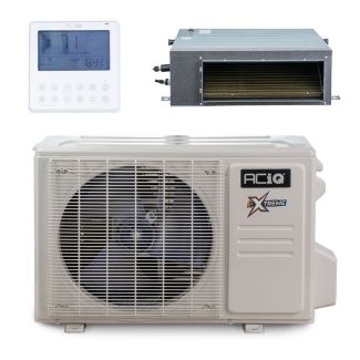 12,000 BTU 23 SEER ACiQ Single Zone Concealed Duct Mini Split System | Extreme Series - R454B - ACIQ-12CD-HH-MC / ACiQ-12ZPL-HP230C