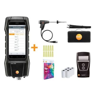 Testo 0564 3002 83 300 Combustion Analyzer Kit with Printer