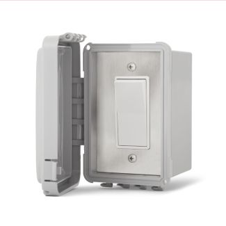 Infratech Single Simple Switch Surface Mount Weatherproof With Electrical Box - 20A Max
