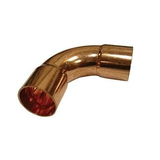 1-1/8" Long Sweep 90 Degree Copper Fitting Elbow - CFW02736