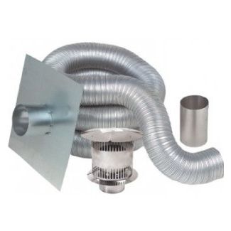 Z-Flex 3" x 35' Aluminum Flexible Chimney Liner - 2GACKIT0335