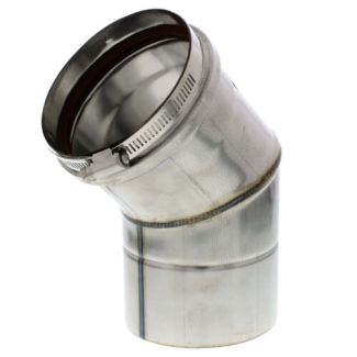 4" x 45° Z-Vent Single Wall Elbow