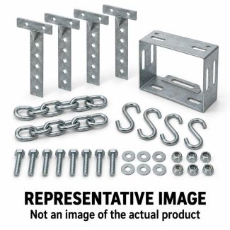 Representative mounting hardware image - not the actual Resideo 392125-1 product