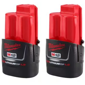 Milwaukee RedLithum Compact Battery - 2 Pack - 48-11-2411