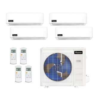 48,000 BTU Infinity Living DIYCOOL Multi Zone Mini Split Heat Pump System R454B | 230V - 9 + 12 + 18 + 18-EZ-48Z-M5B / EZ-09W-MB / EZ-12W-MB / EZ-18W-MB-2